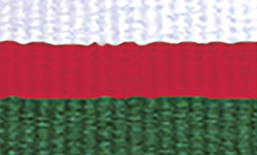 White / Red / Green Ribbon Evaton