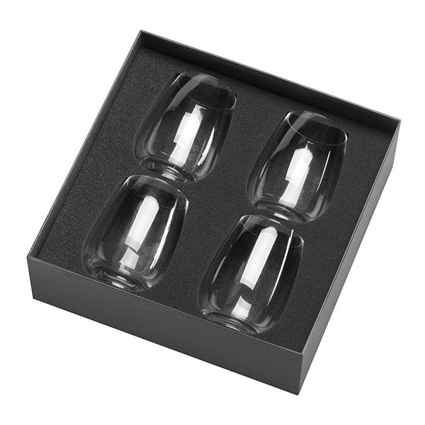Four Stemless Wine Glasses Evaton