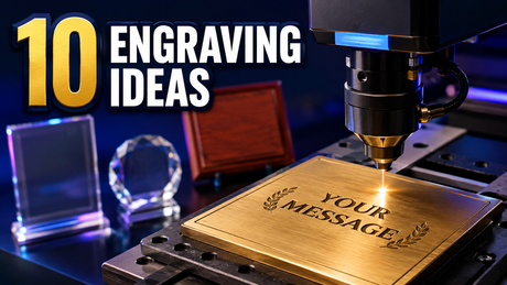 Examples of personalised engraving on awards, plaques and gifts