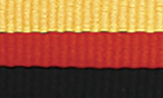 Yellow / Black / Red Ribbon
