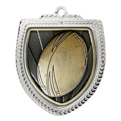Shield Medal - Rugby Ball