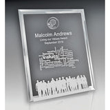 Mirror Edged Clear Glass-Arch