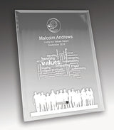 Laser Glass Rectangle-Clear