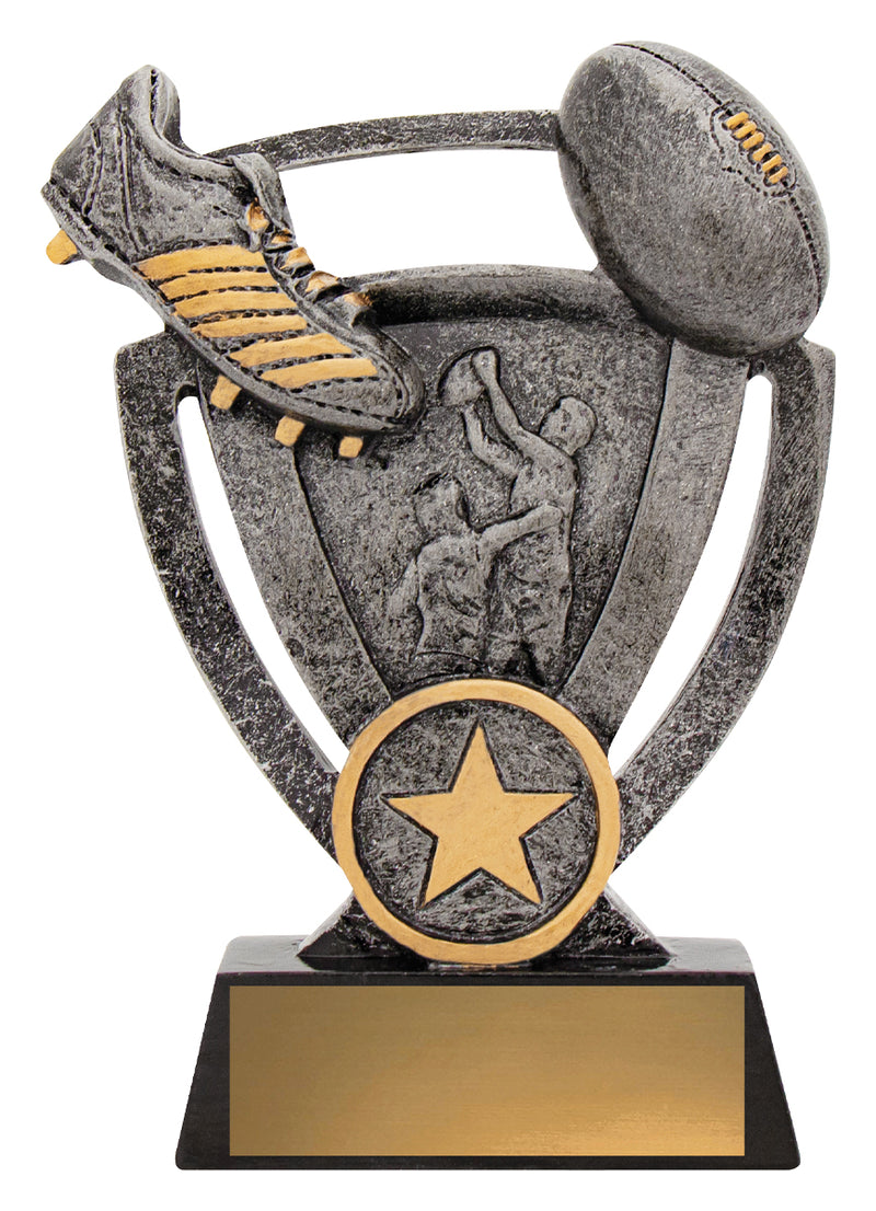 Footy Budget Theme Trophy 125mm