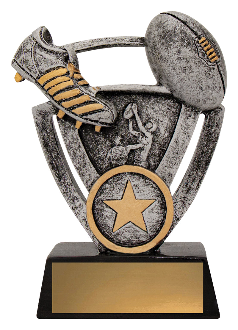 Footy Budget Theme Trophy Footy Budget Theme 105mm