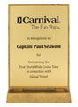 Billboard Gold Xtra Plaque 245mm