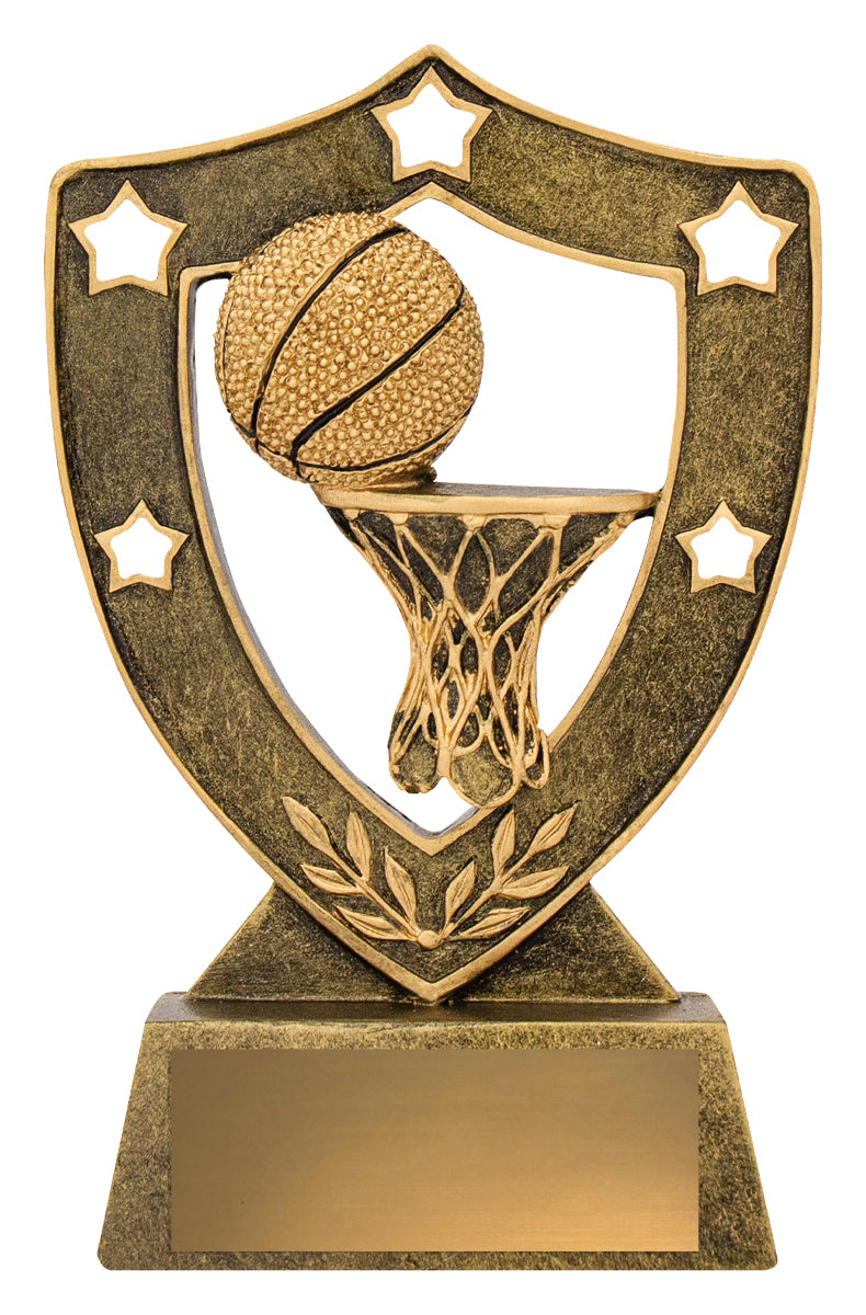 Basketball Gold Shield 135mm