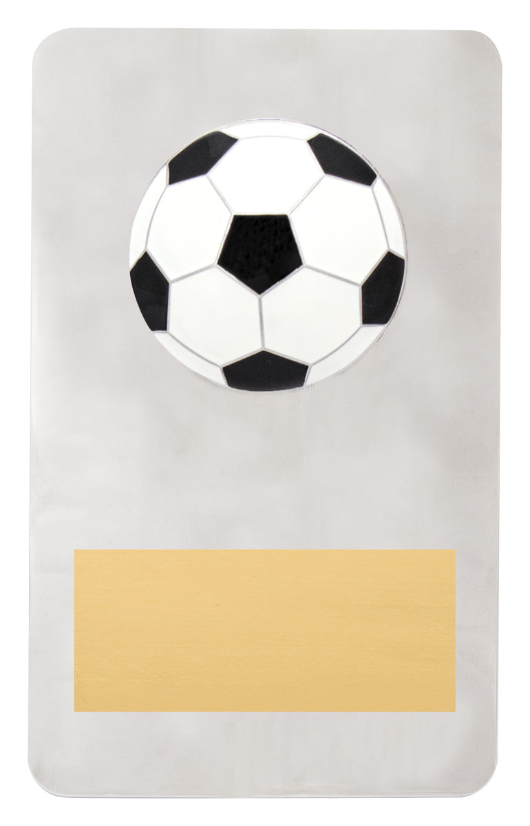 Metal Football Plaque