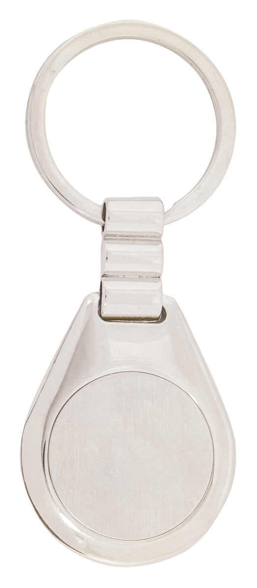 Logo Keychain Silver Logo Keychain