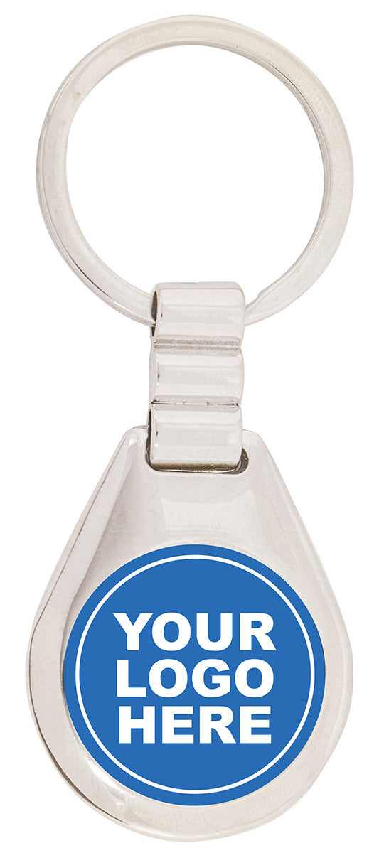 Logo Keychain Silver Logo Keychain