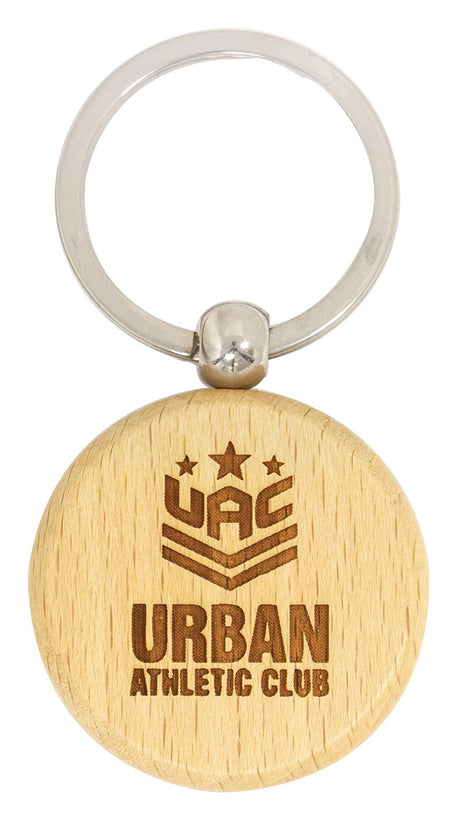 Timber Keychain Circle 40mm