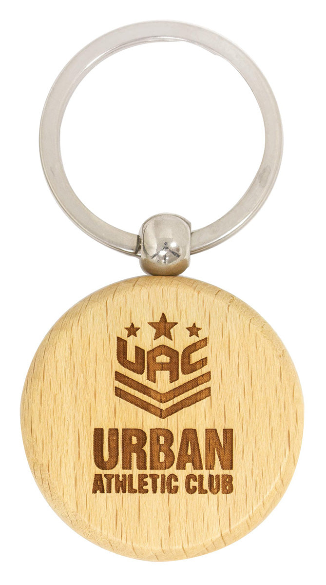 Timber Keychain Circle 40mm