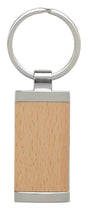 Timber Keychain with Metal 50mm