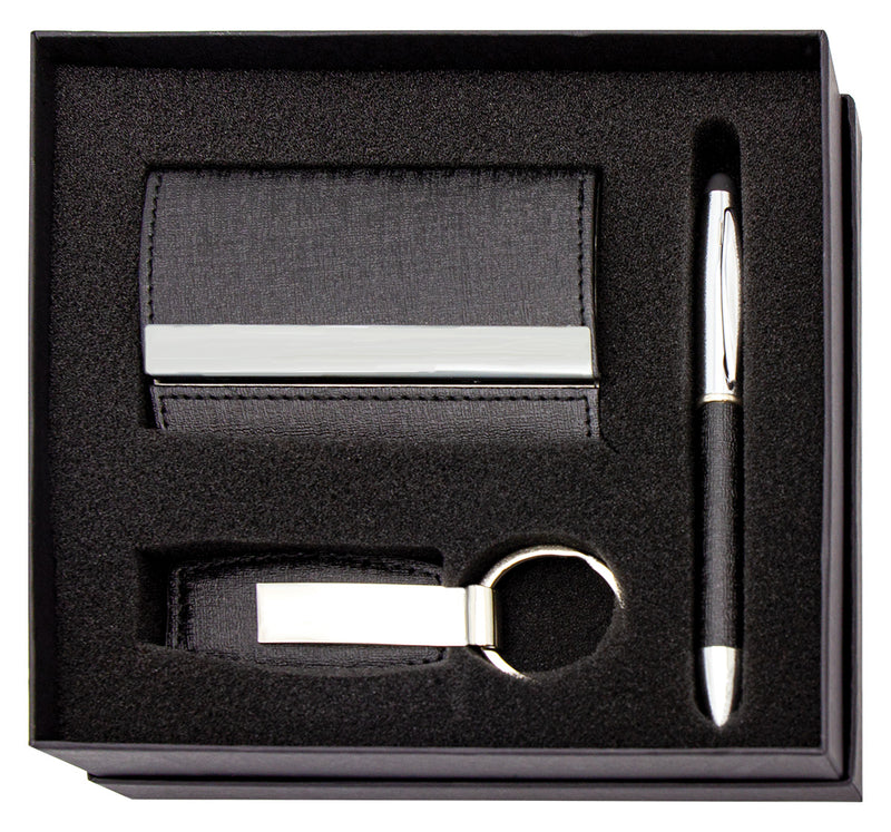 Pen and Keychain Gift Set 170x170mm