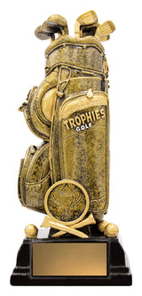 Golf Bag Trophy 180mm