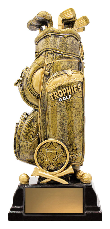Golf Bag Trophy 180mm