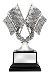 Motorsport Silver Flags 190mm