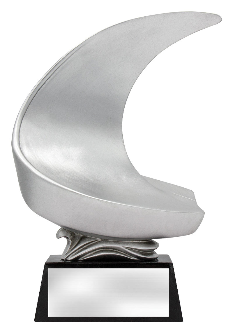 Abstract Boat Silver 170mm