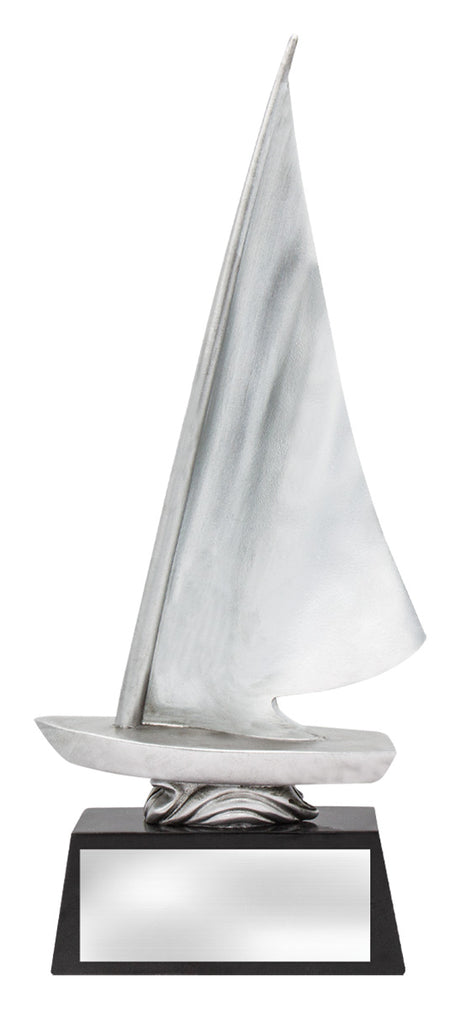 Abstract Dinghy Silver 230mm