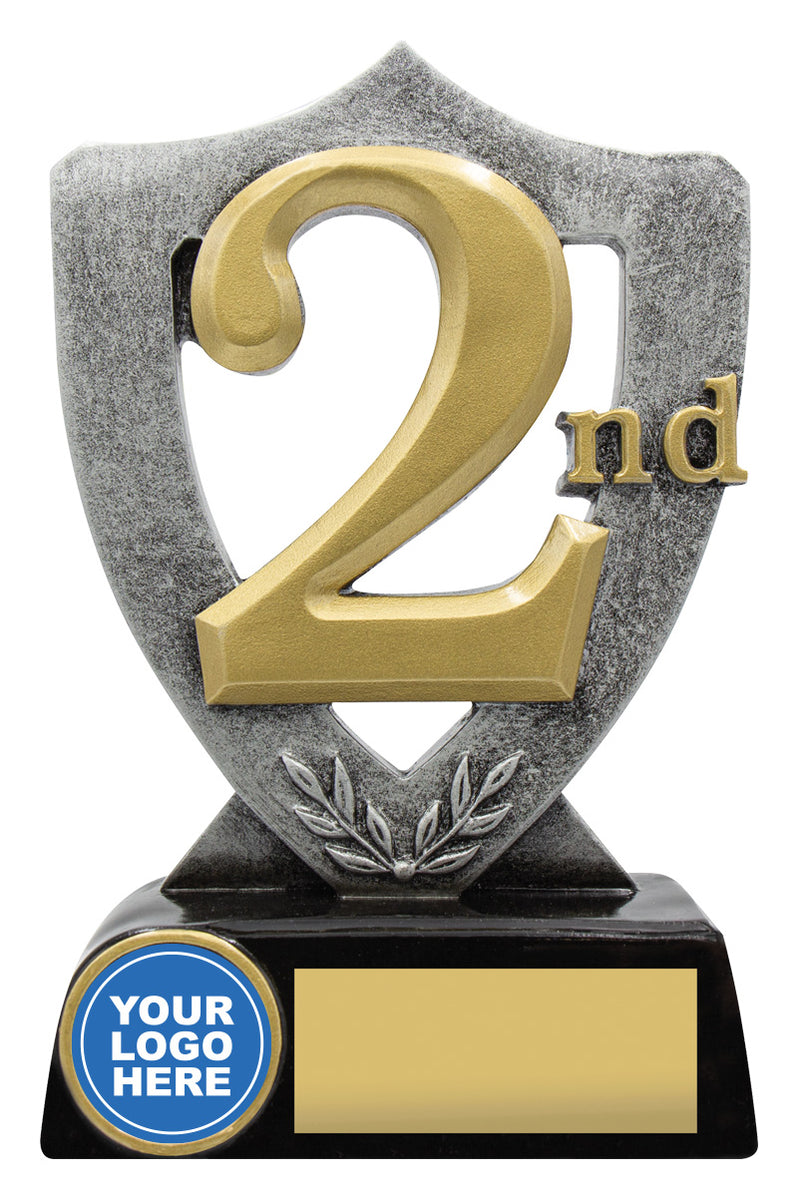 Silver Shield for 2nd Place Silver Shield 2nd Place 160mm