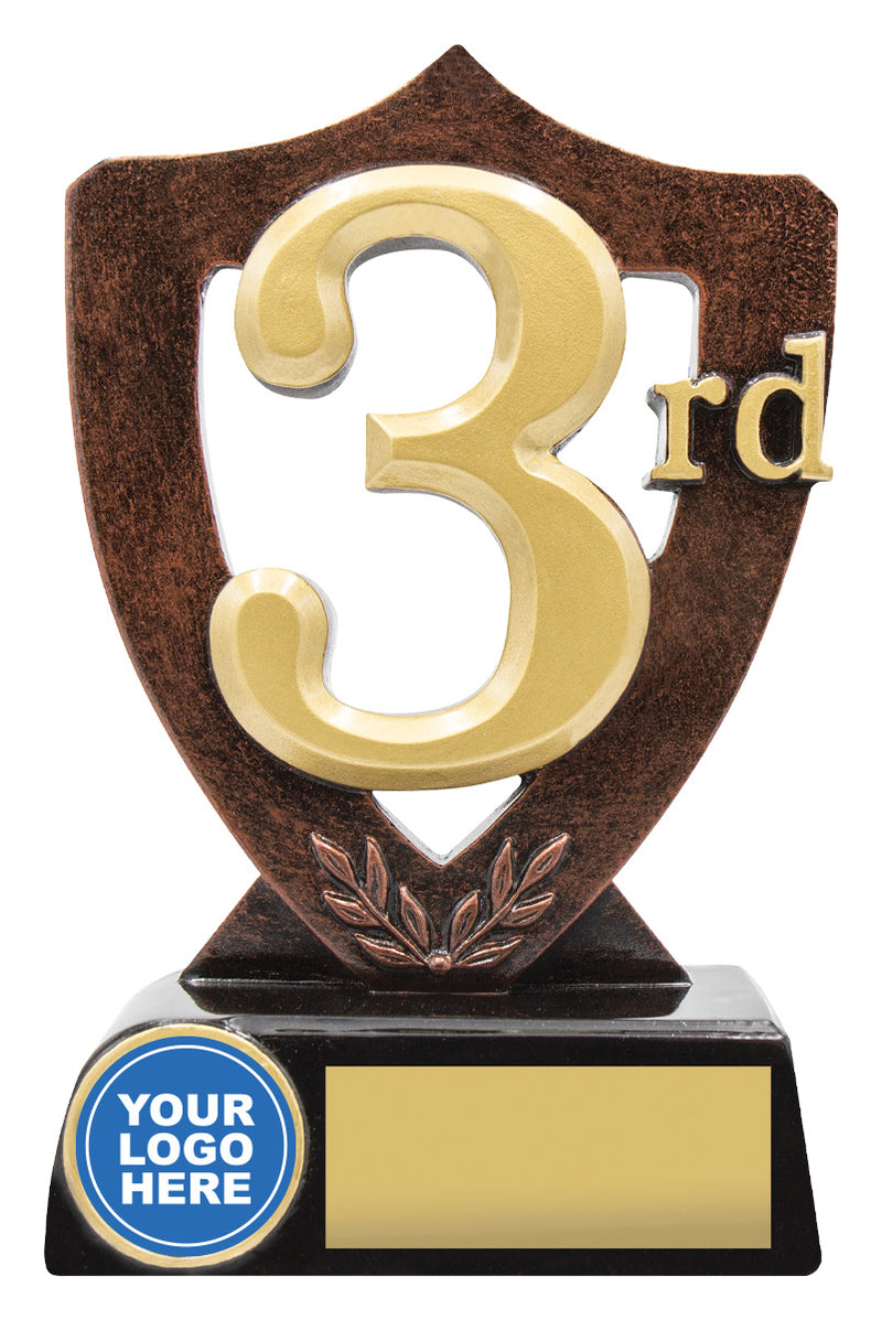 Bronze Shield for 3rd Place Bronze Shield 3rd Place 160mm