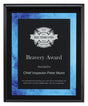 Vivid Blue Plaque 250mm