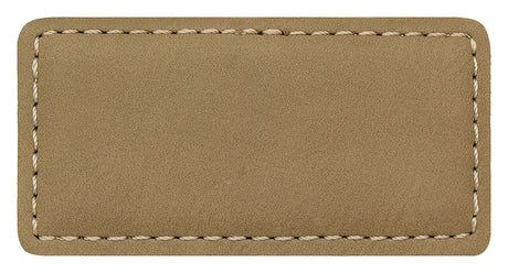 Name Badge - Khaki 75 x 35mm