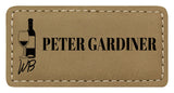 Name Badge - Khaki 75 x 35mm