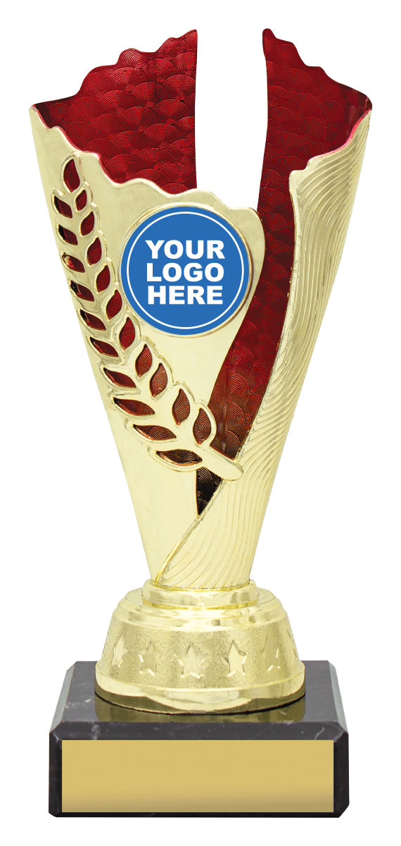 Spirit Cups - Gold / Red 175mm
