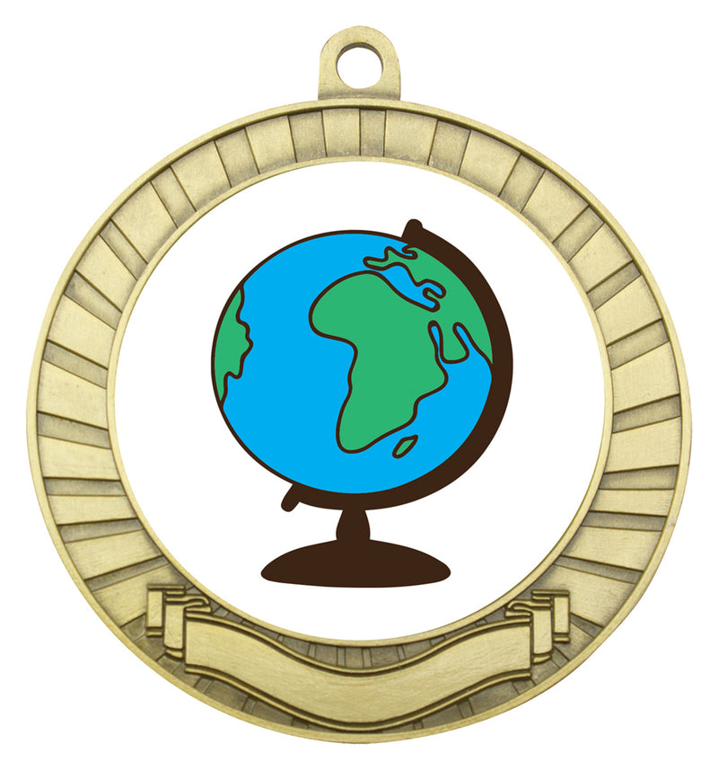 Eco Scroll - Globe Gold