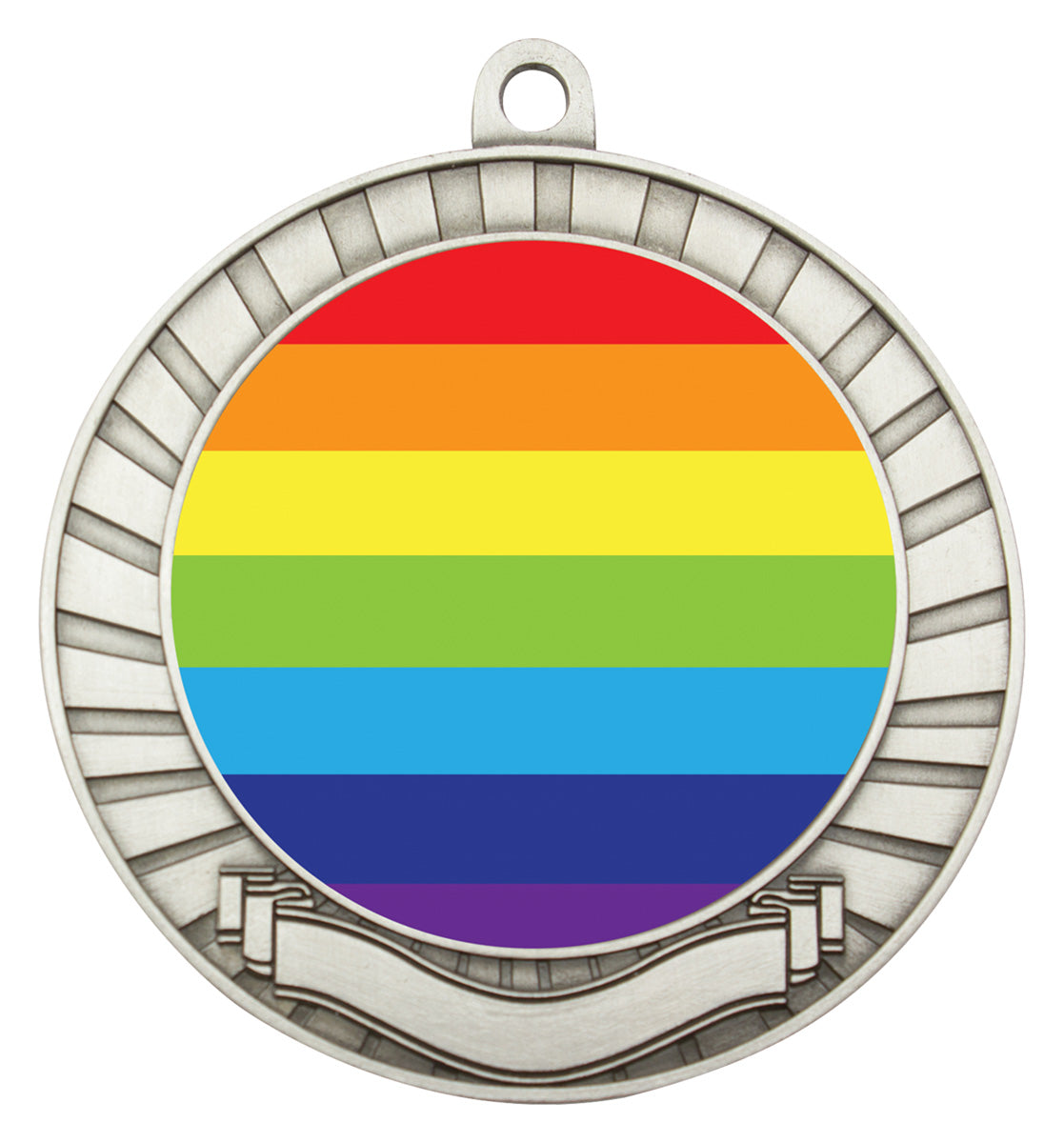Eco Scroll - Rainbow Silver