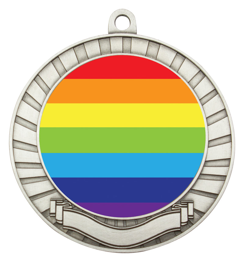 Eco Scroll - Rainbow Silver