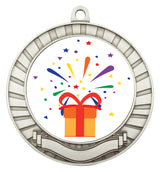 Eco Scroll - Birthday Silver