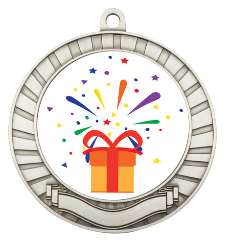 Eco Scroll - Birthday Silver