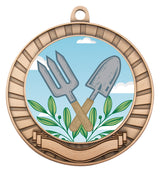 Eco Scroll - Gardening Bronze