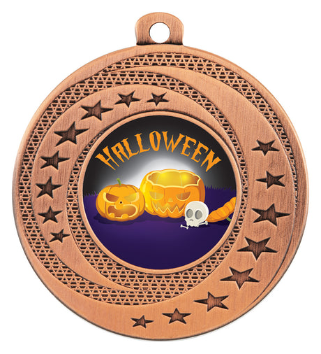 Medal - Halloween Pumpkin Bronze