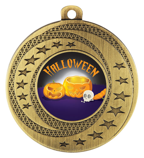 Medal - Halloween Pumpkin Gold