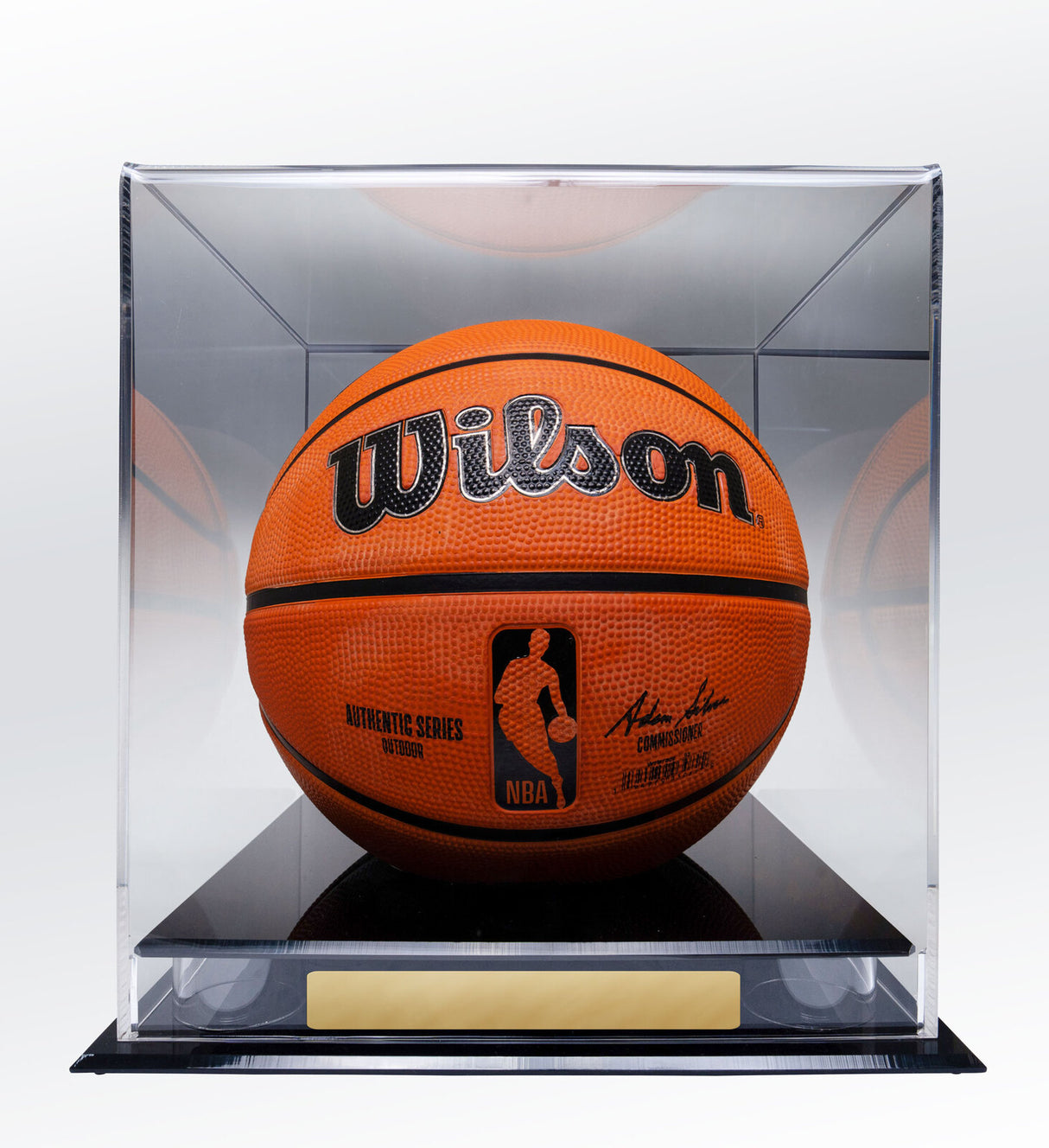 Acrylic Ball holder Square large