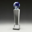 Blue Globe Crystal 220mm