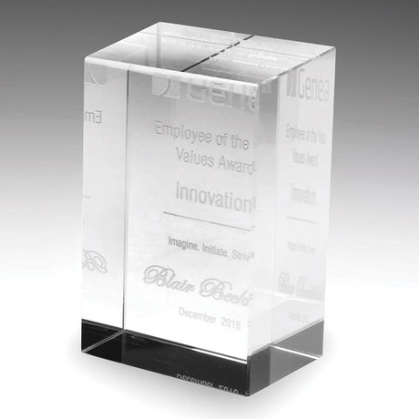 Crystal Icon Block 100mm