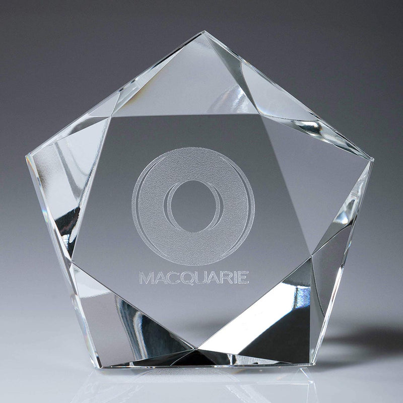 Crystal Star Paperweight Crystal Star Paperweight 100mm