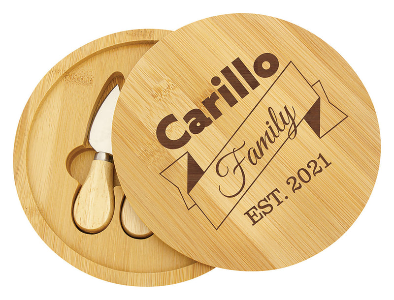 Bamboo Cheese Gift Set 200mm