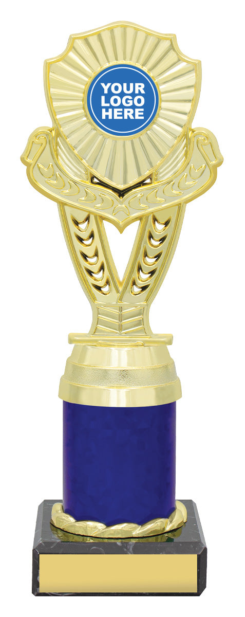 Chevron - Blue 210mm