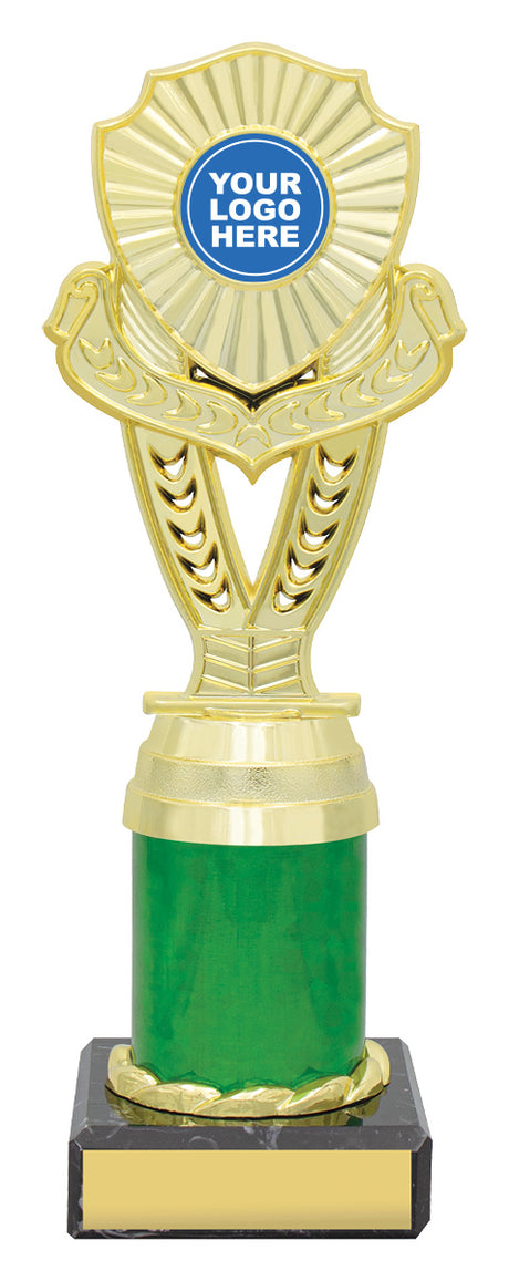 Chevron - Green 210mm