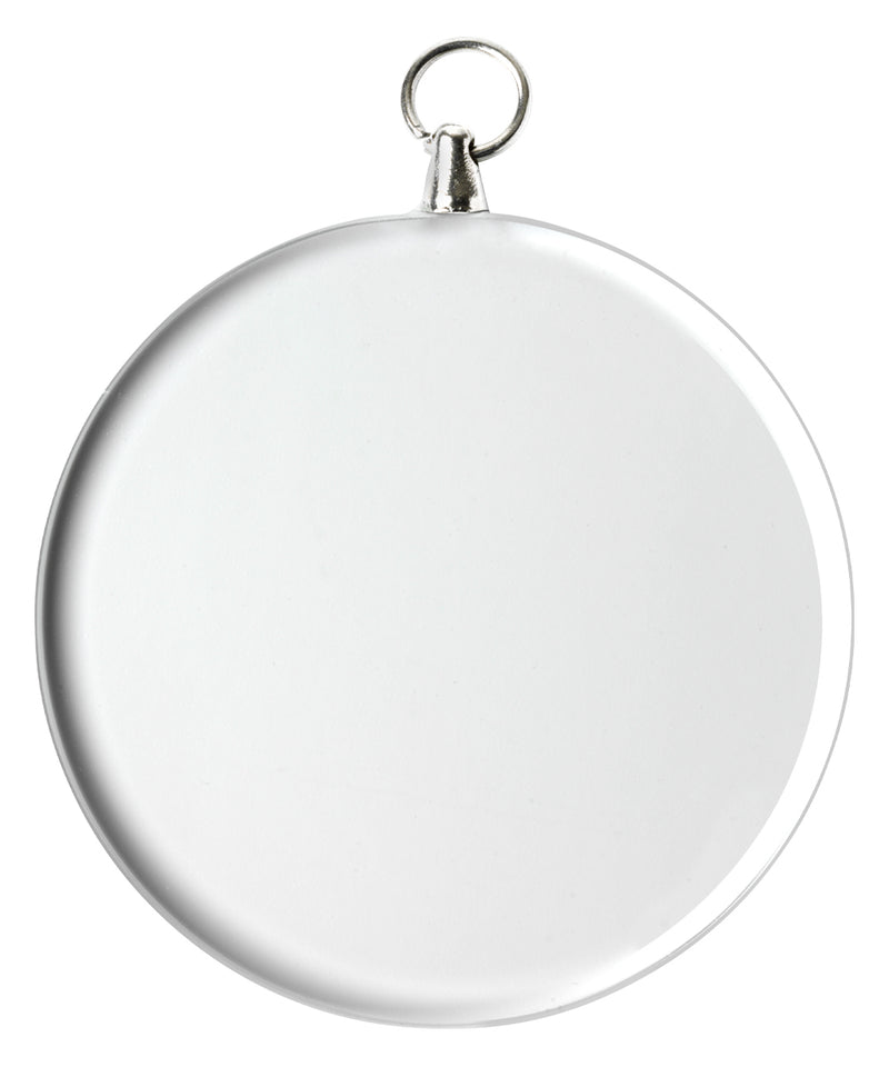 Glass Medal - Octagon Glass Medal - Round 50mm