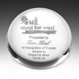 Forever Crystal Paperweight 78mm Diameter