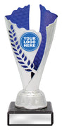 Spirit Cups - Silver / Blue 175mm
