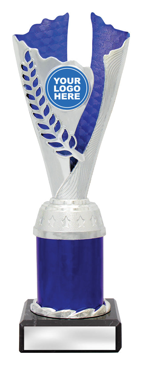 Spirit Cups - Silver / Blue 225mm