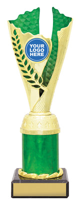 Spirit Cups - Gold / Green 225mm