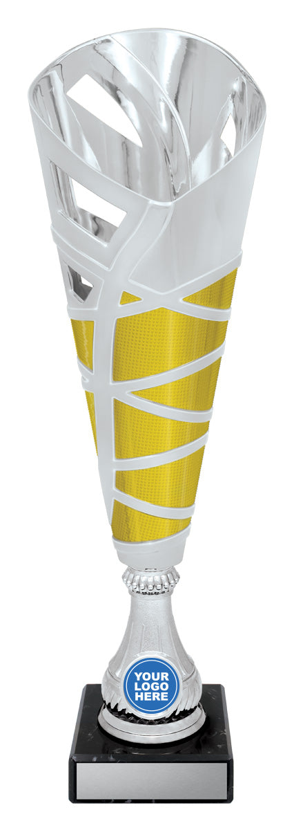 Hex Cup - Silver / Gold 350mm